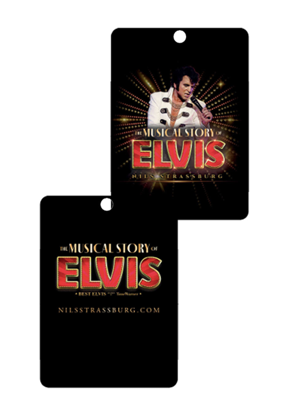 Elvis By Nils Strassburg - The Musical Story Of Elvis Laminate + Lanyard - Special Pack