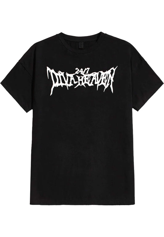 24/7 Diva Heaven - Metal Black - T-Shirt | Neutral-Image