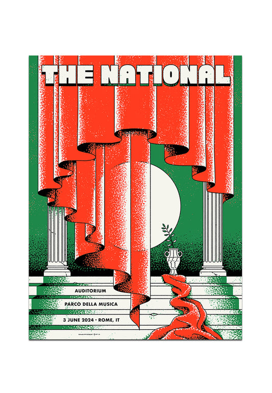 The National - IT Auditorium Parco Della Musica Poster June 3 2024 - Poster | Neutral-Image